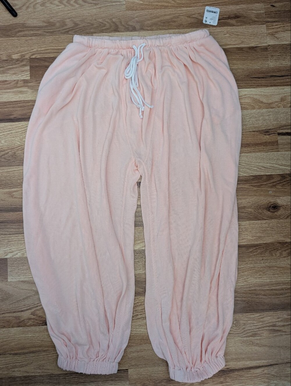 FP Movement by Free People Peach Drawstring Joggers Size Large
